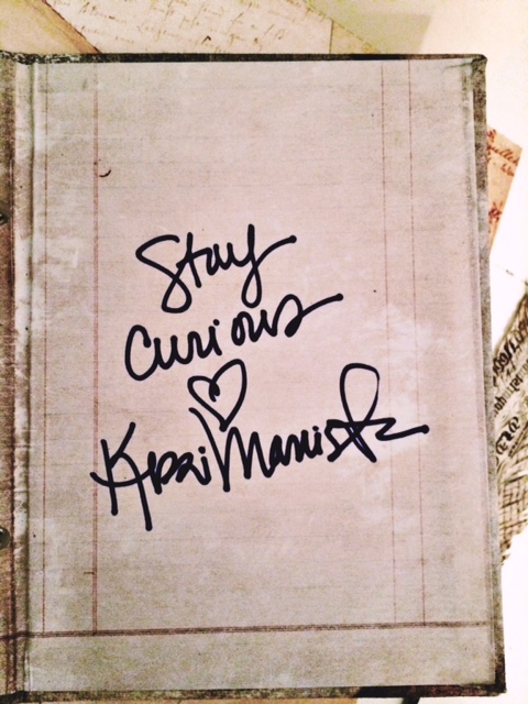 STALKING JACK THE RIPPER autographed journal